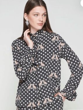 Black Leopard Star Shirt. Worn once.